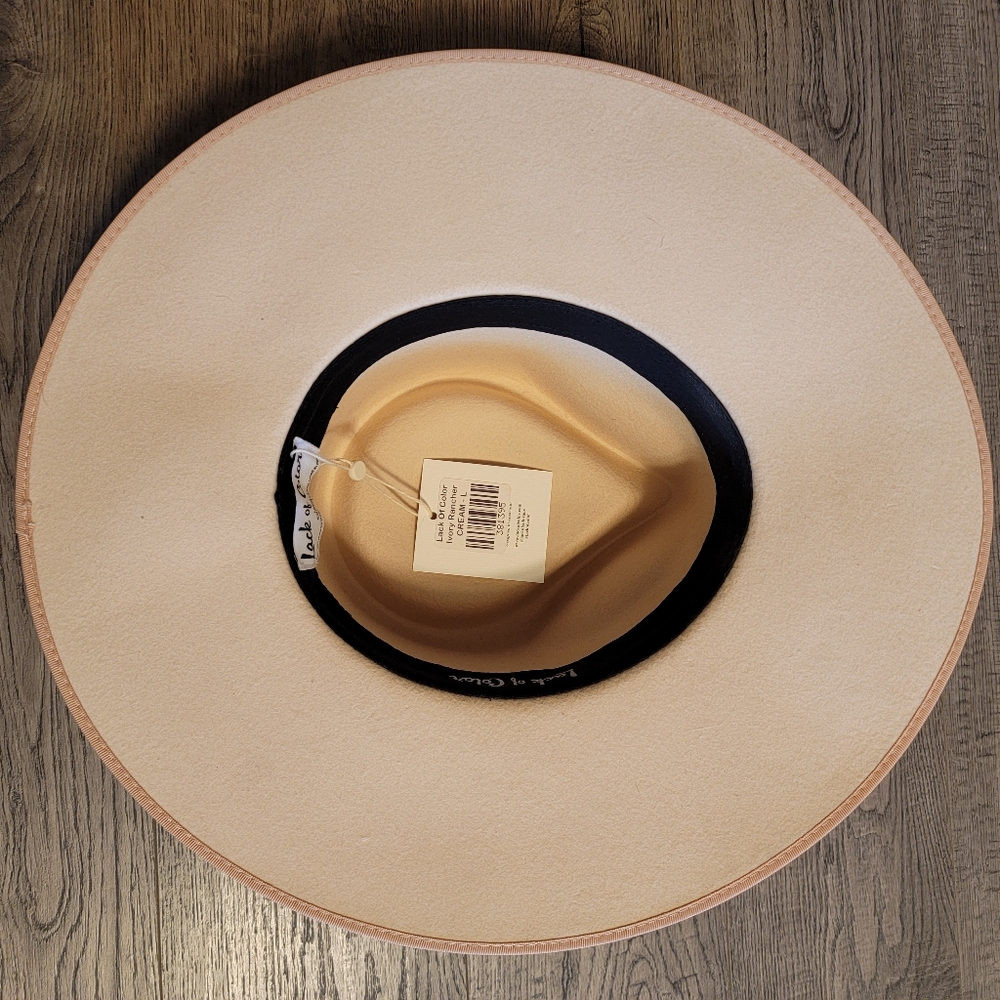 NWT Lack of Color Ivory Rancher Hat Large - Picture 7 of 10